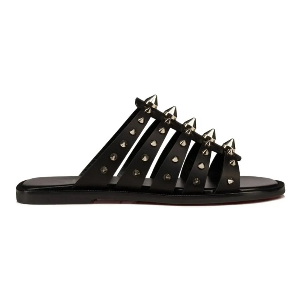 'Spike-Embellished' Flache Sandalen für Damen