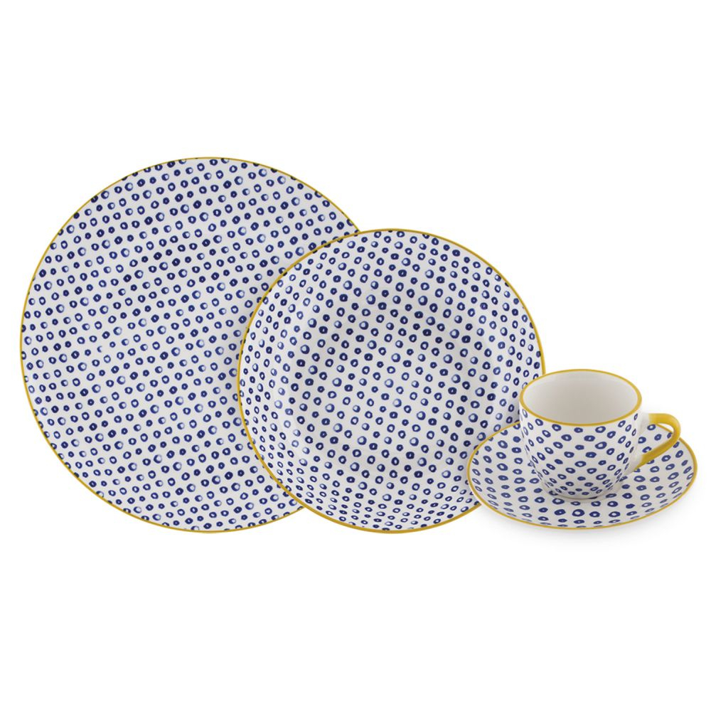 Set assiette + tasse 'Furore' - 24 Pièces