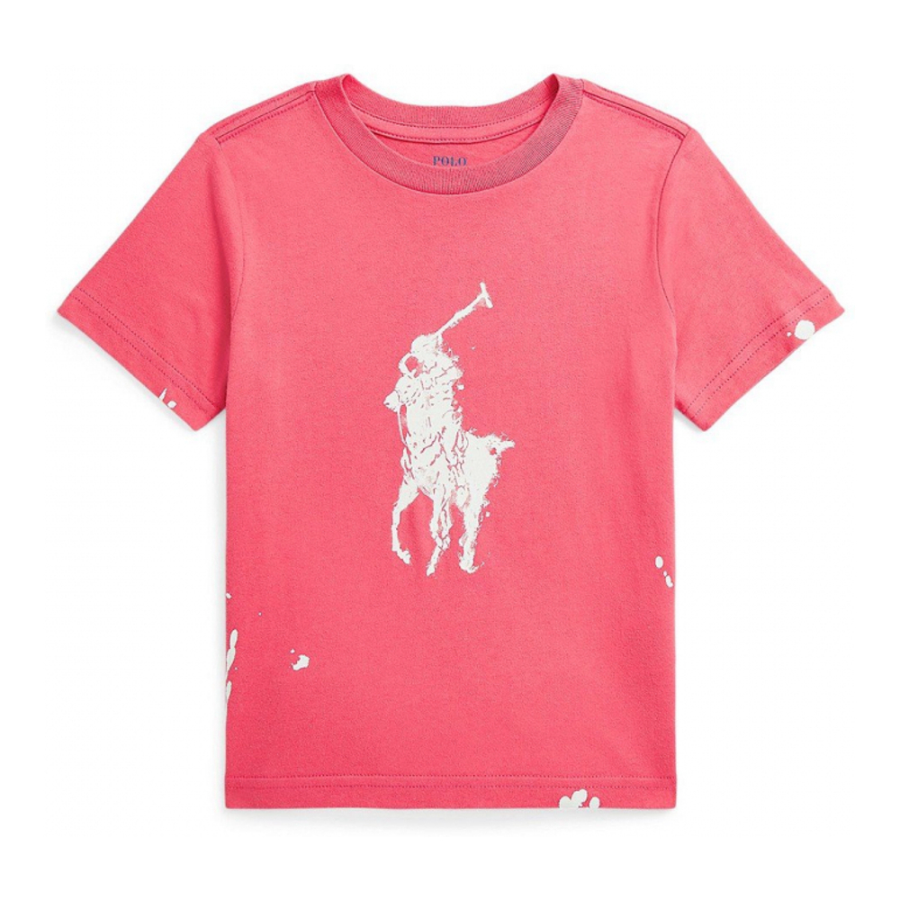 'Big Pony Paint-Splatter-Print' T-Shirt für Kleinkind & Kleiner Junge