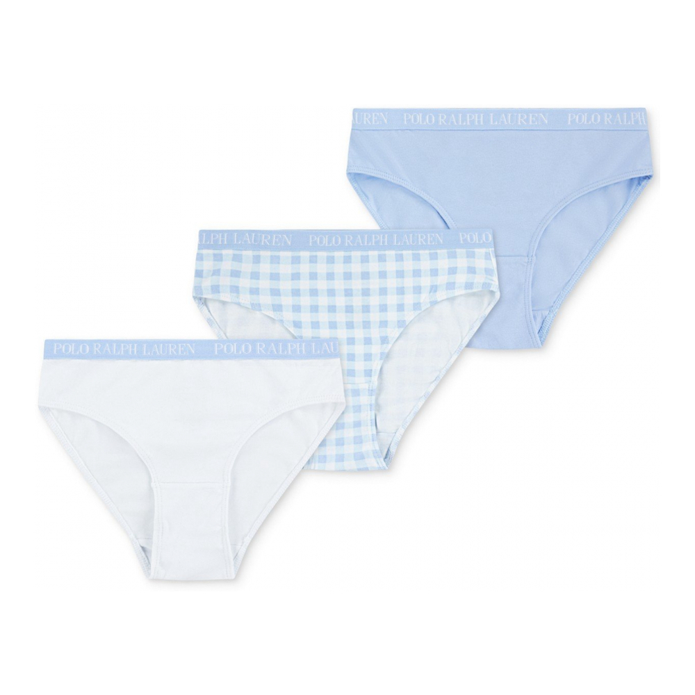 Bikini-Unterteil für große Mädchen - 3 Stücke