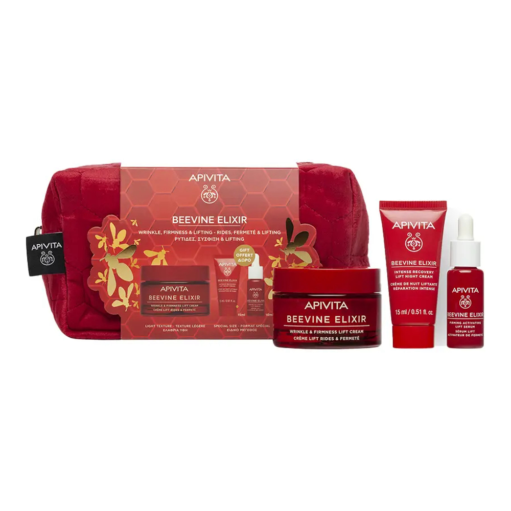 Coffret de soins de la peau 'Beevine Elixir Rides, Fermeté & Lifting' - 4 Pièces