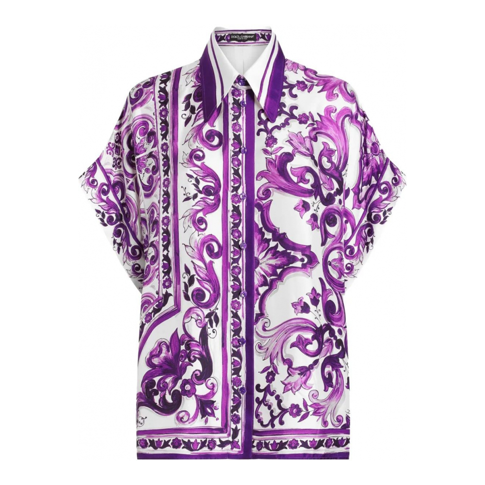 Chemise 'Maiolica-Print' pour Femmes