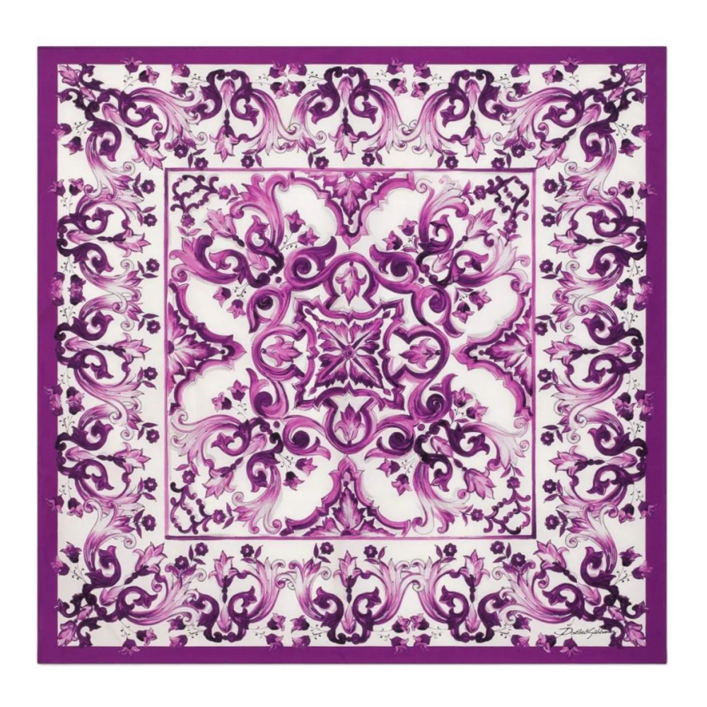Foulard en soie 'Majolica-Print' pour Femmes