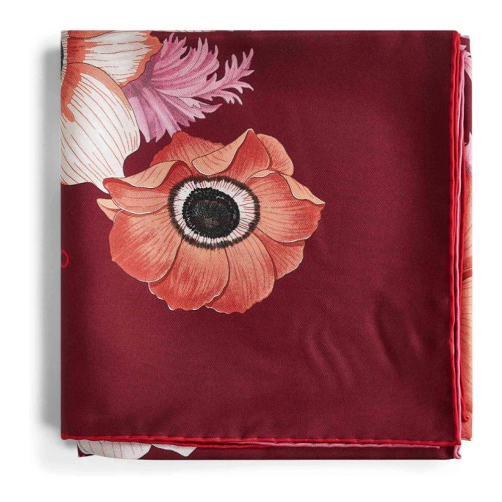 Foulard en soie 'Anemone Print' pour Femmes