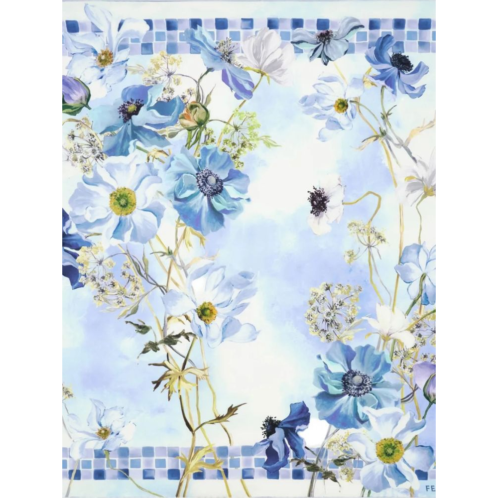 Foulard en soie 'Fiori-Print' pour Femmes