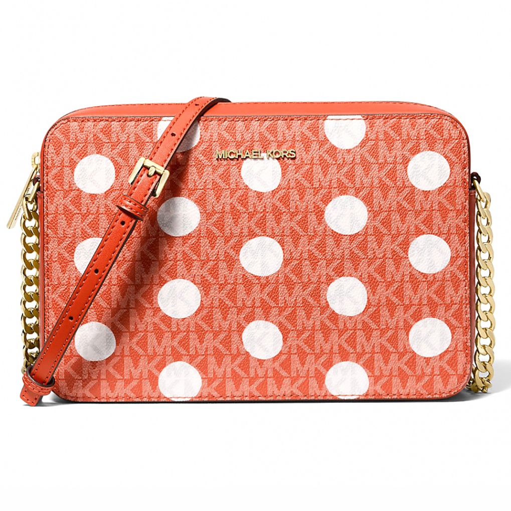 Sac à bandoulière 'Jet Set Large Polka Dot Signature Logo' pour Femmes