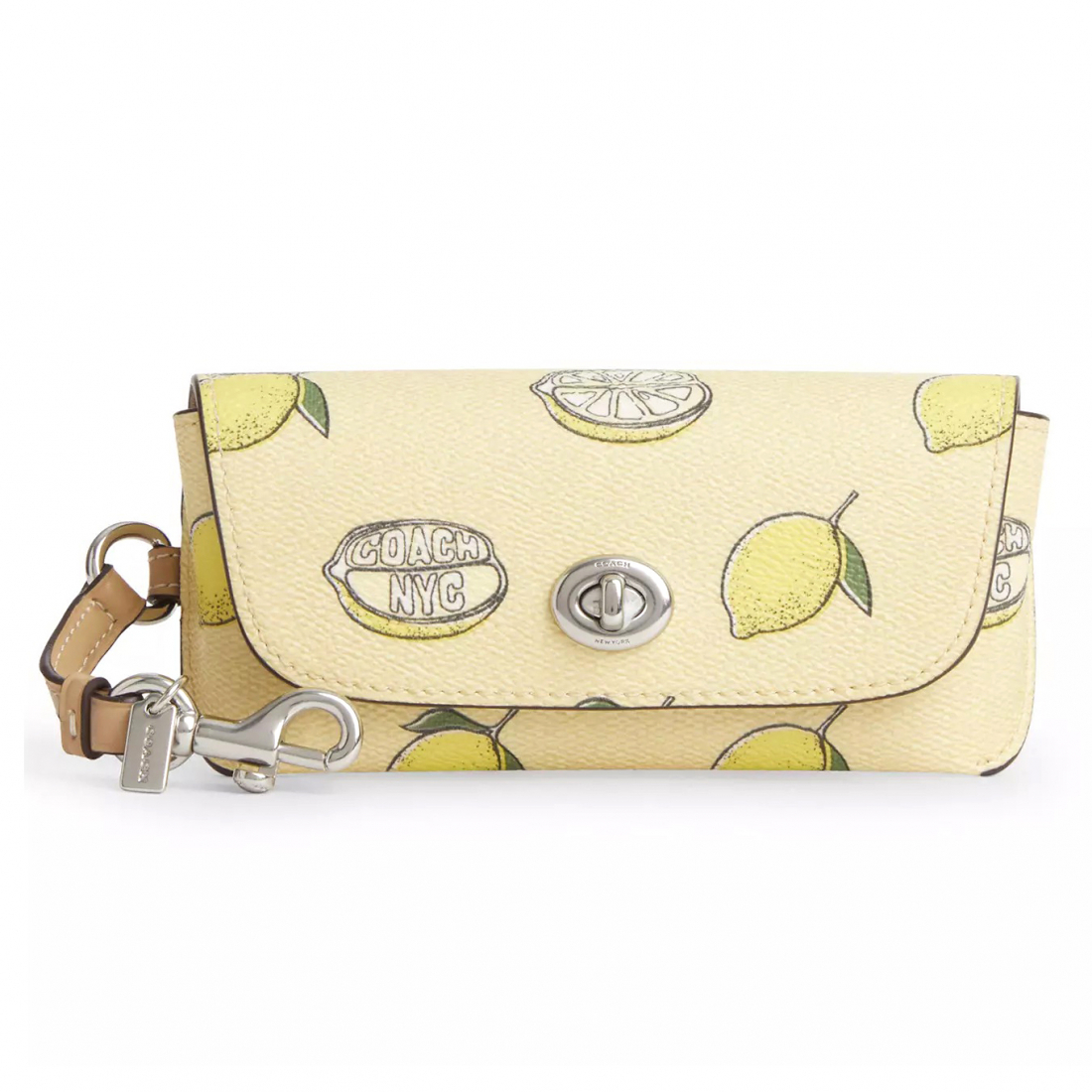 Women's 'Lemon Print' Sunglasses Case