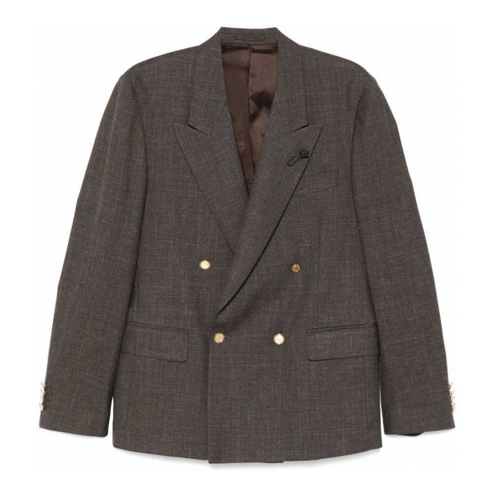 Blazer 'Brooch-Detail' pour Hommes