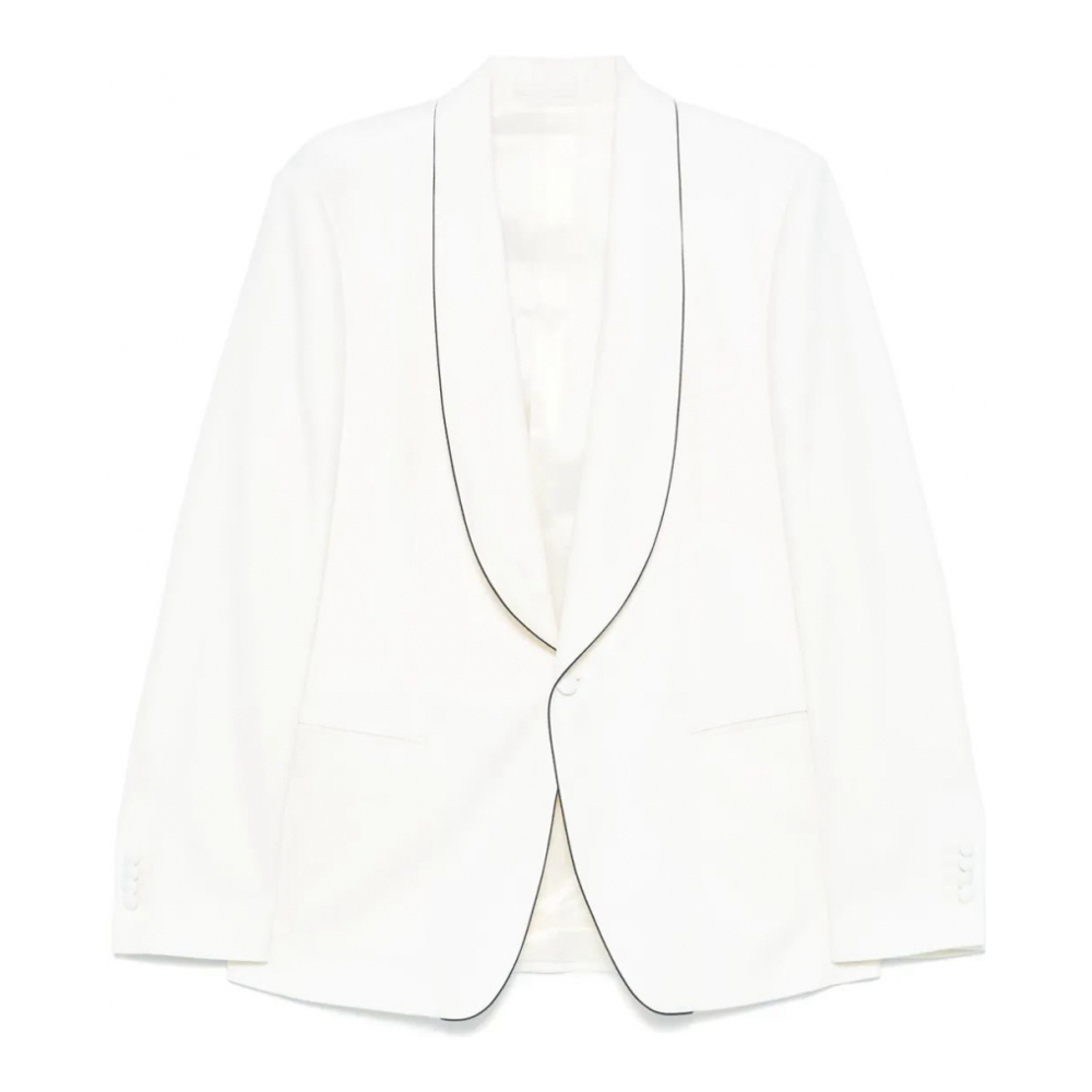 Blazer 'Contrasting-Trim' pour Hommes