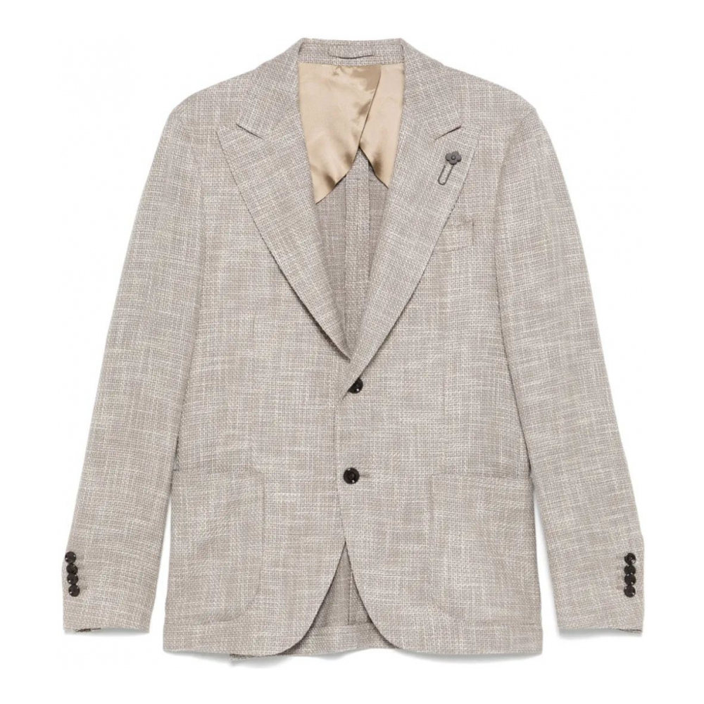 Blazer 'Brooch-Detail' pour Hommes