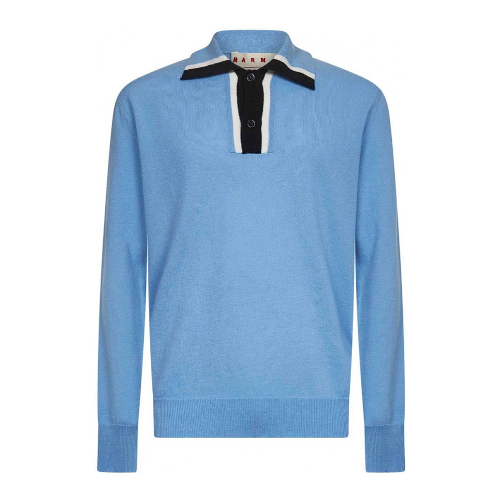 Polo manches longues 'Knit' pour Hommes