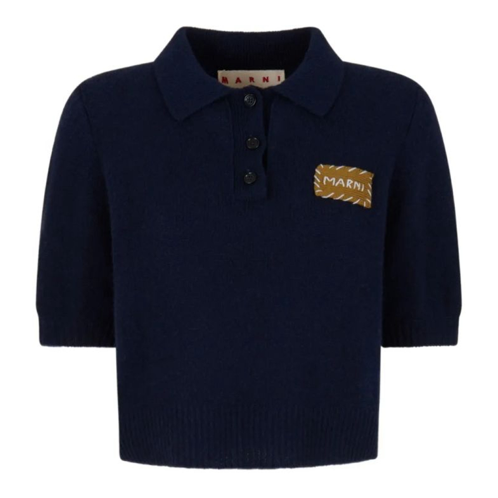 Polo 'Logo-Patch' pour Femmes