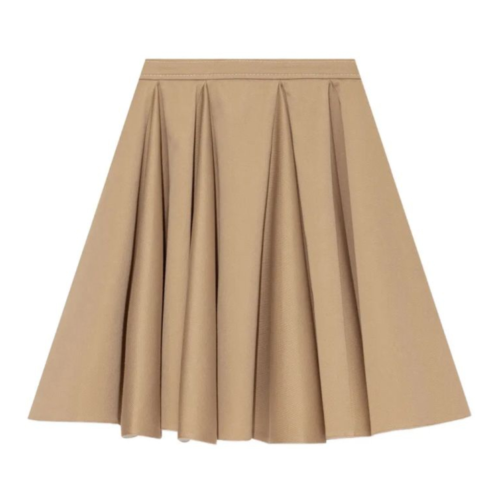 Mini Jupe 'Pleated Flared' pour Femmes