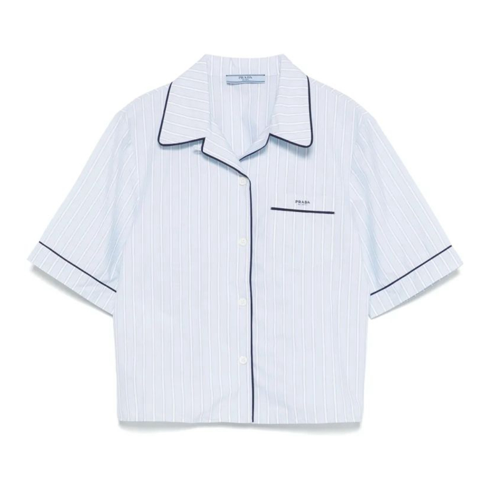 Chemise à manches courtes 'Striped' pour Femmes