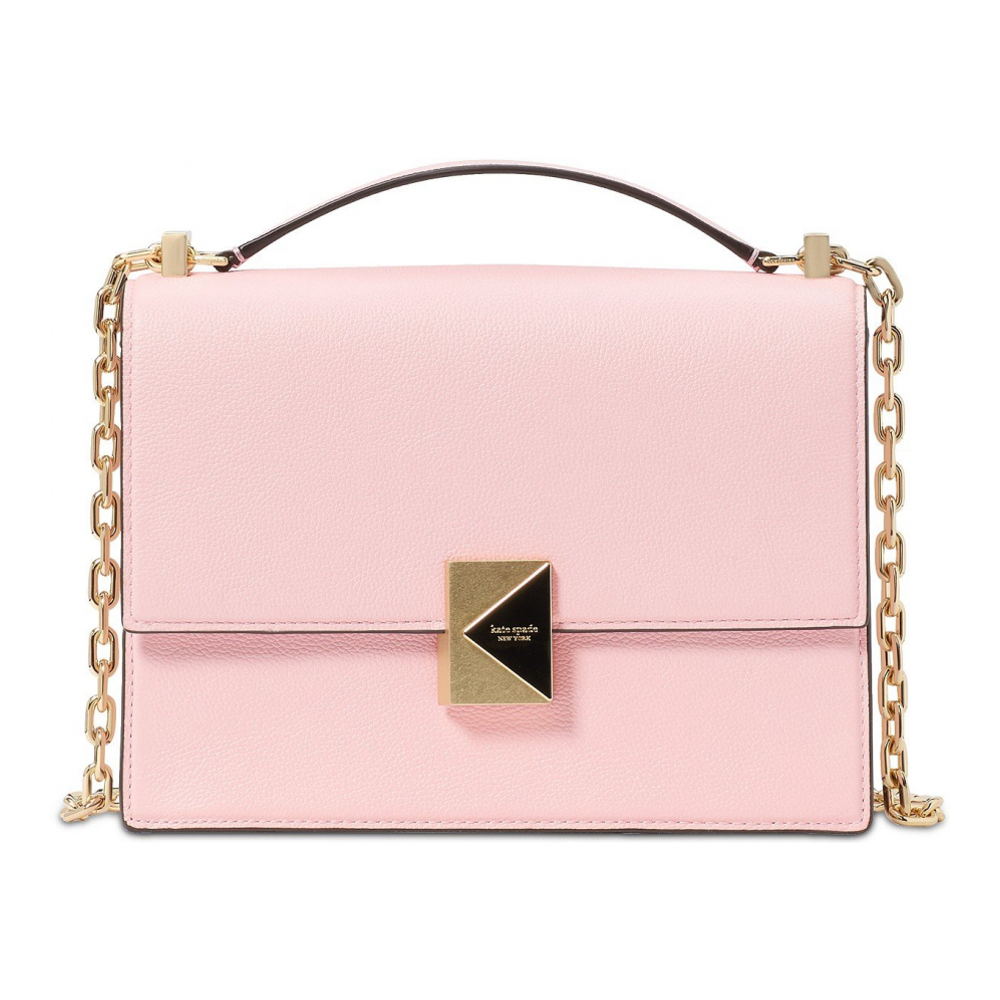 Sac à bandoulière 'Deco Pebbled Leather Chain' pour Femmes