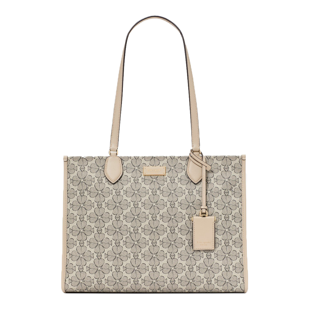 Sac Cabas 'Spade Flower Coated Canvas Large' pour Femmes