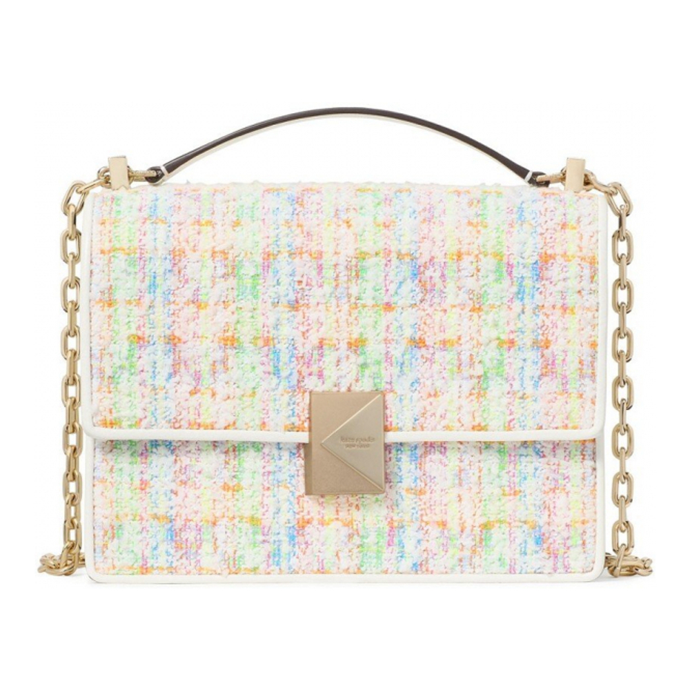 Women's 'Deco Tweed Chain Strap Mini' Shoulder Bag