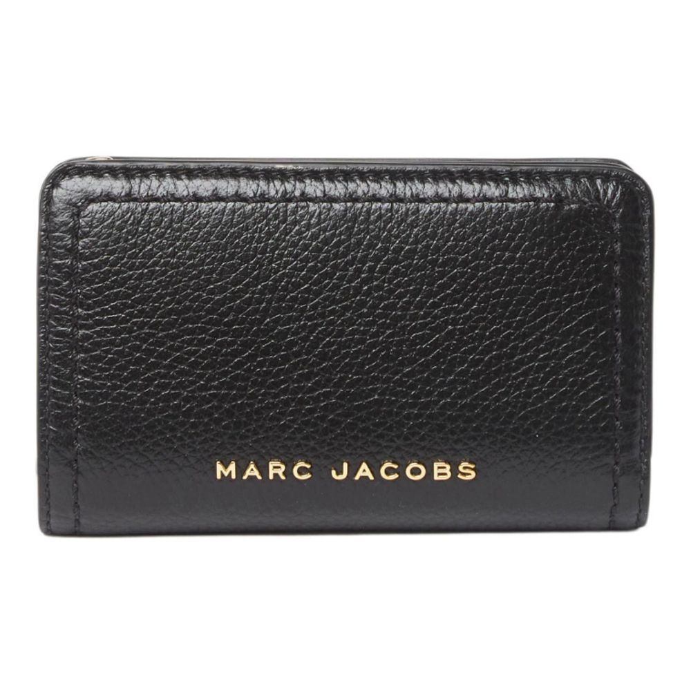 Women's 'Topstitched Compact Zip' Wallet