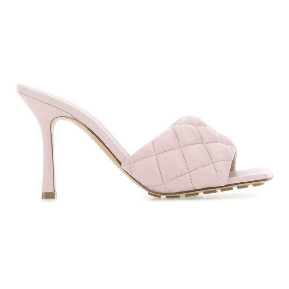 Women's 'Padded Slip-On' High Heel Mules