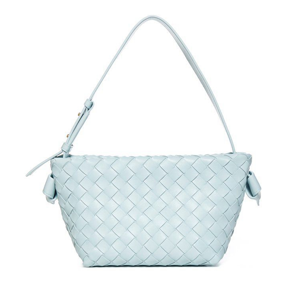 Women's 'Tie Intrecciato Snap-Locked' Shoulder Bag