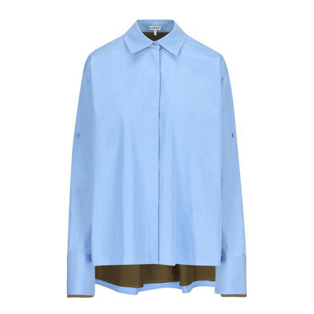 Chemise 'Turn-Up Long-Sleeved' pour Femmes