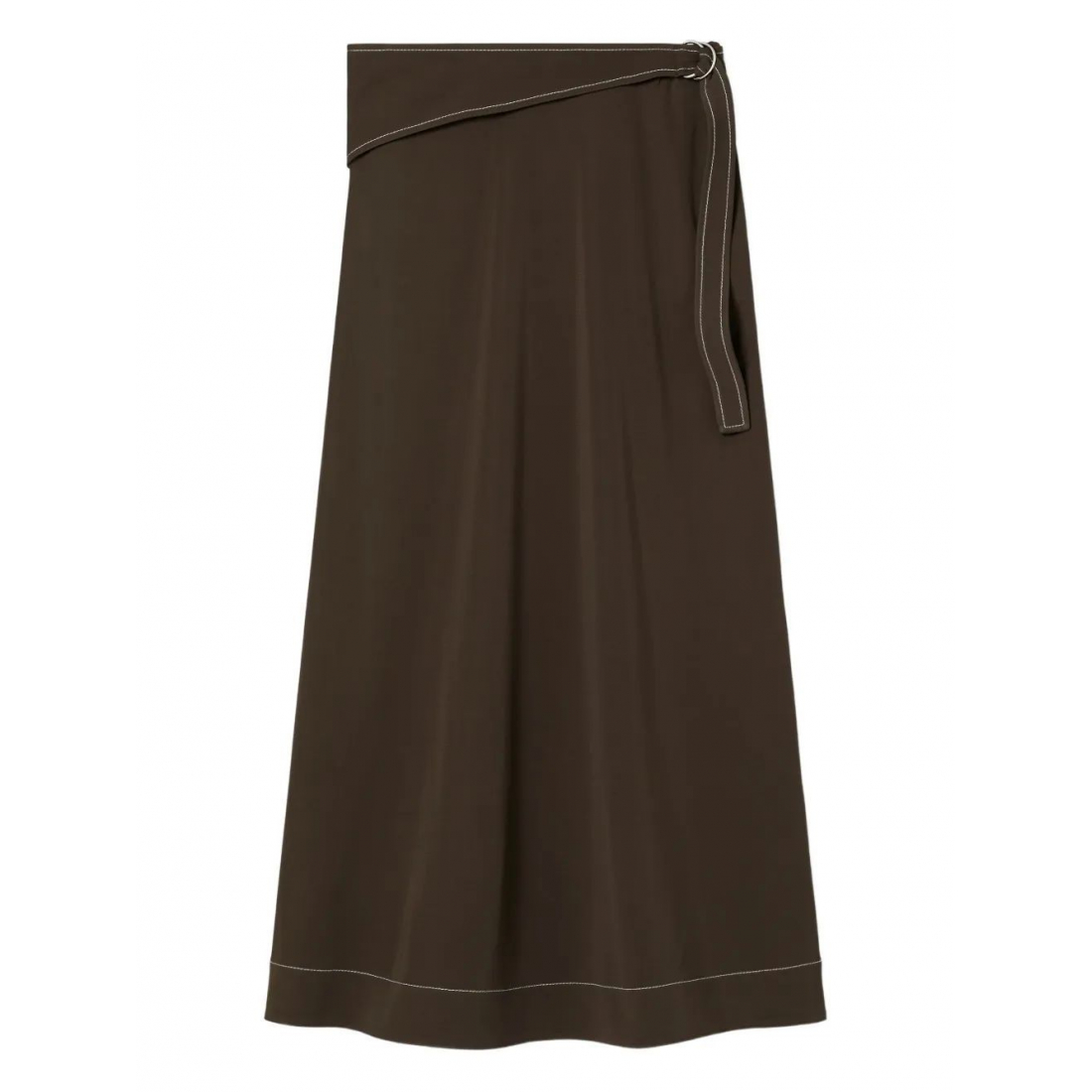 Women's 'Belted Jersey' Midi Skirt