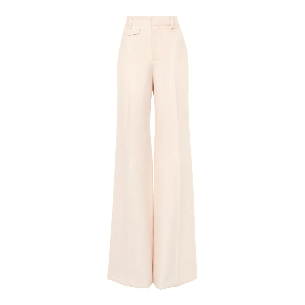 Pantalon 'High-Rise Flared Gabardine' pour Femmes