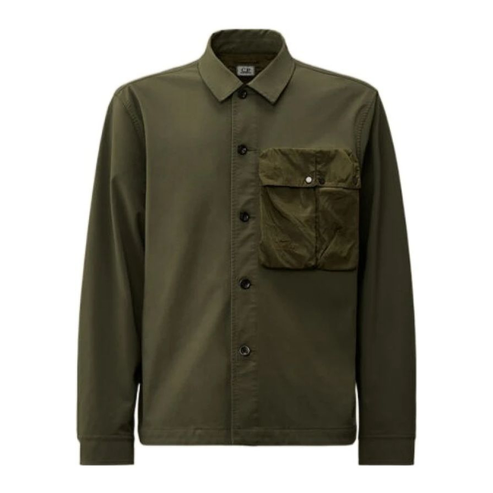 Surchemise 'Gd Shell Mixed Buttoned' pour Hommes