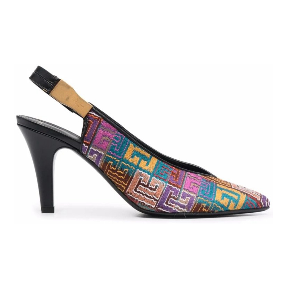 Escarpins à bride 'Tara Monogram-Pattern' pour Femmes