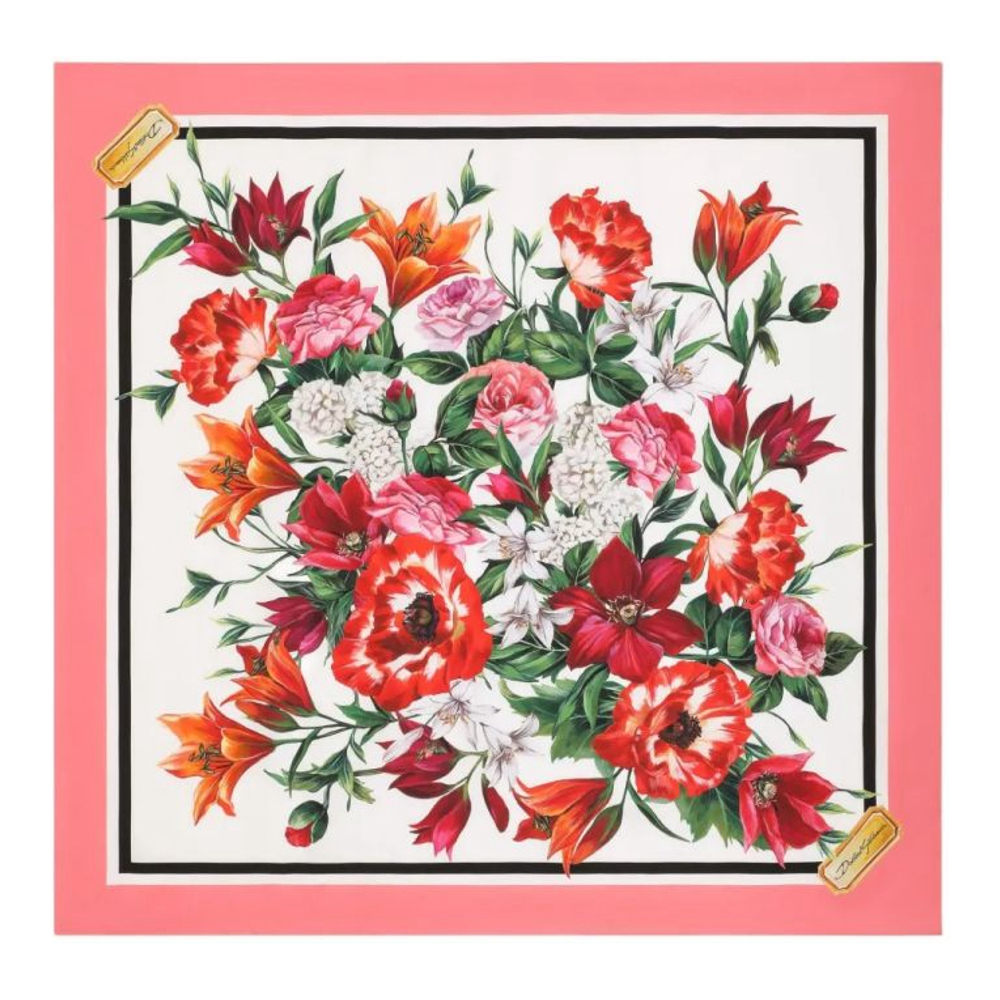 Foulard en soie 'Floral-Print' pour Femmes
