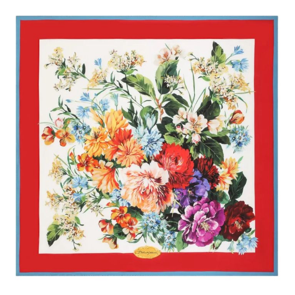 Foulard en soie 'Floral-Print' pour Femmes