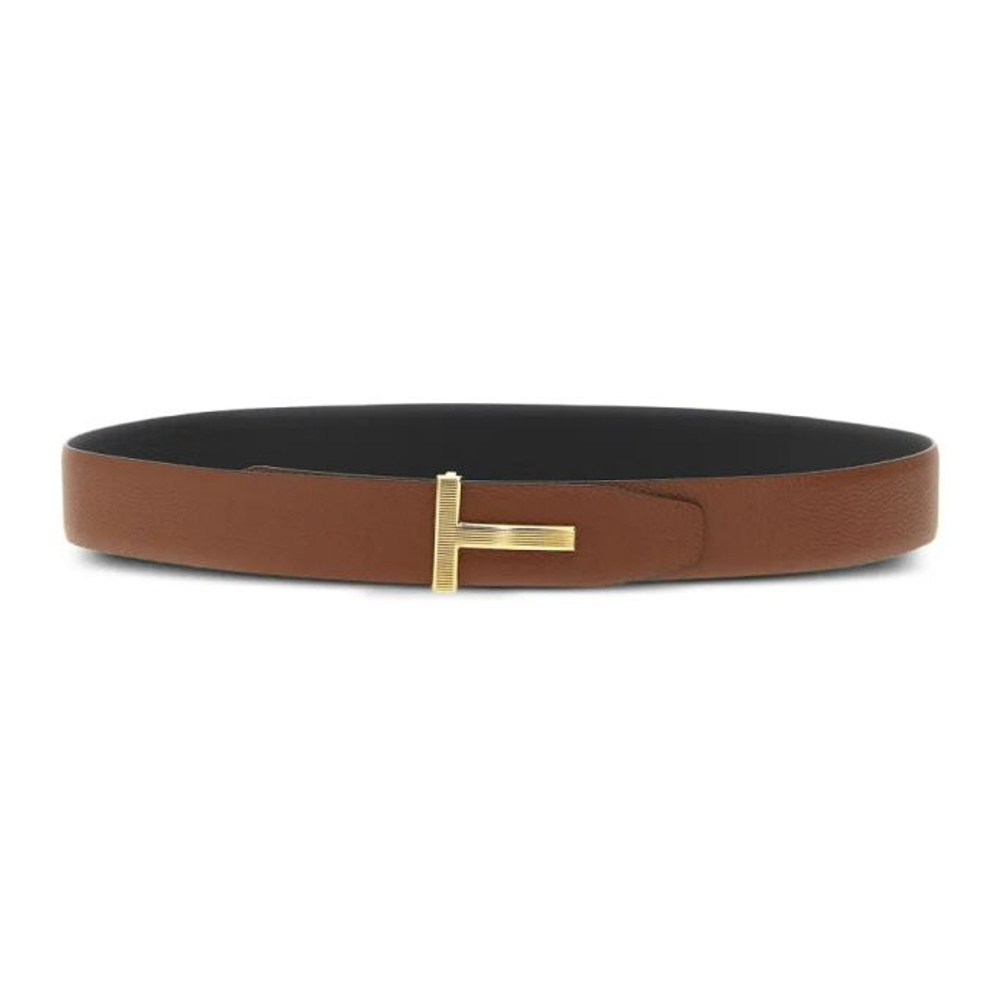 Ceinture 'Logo-Buckle Reversible' pour Hommes
