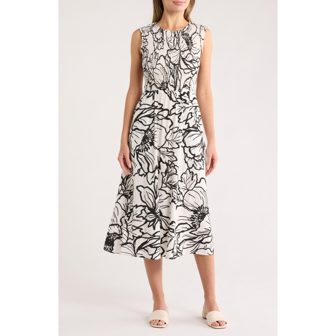 Robe Midi 'Smock Top' pour Femmes