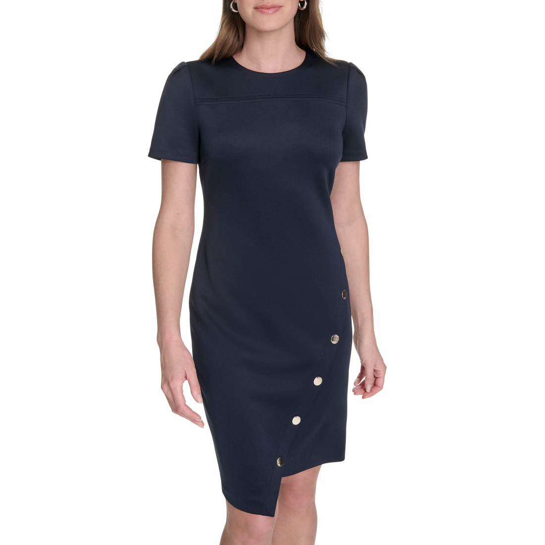 'Sheath' Kleid mit kurzem Ärmeln für Damen