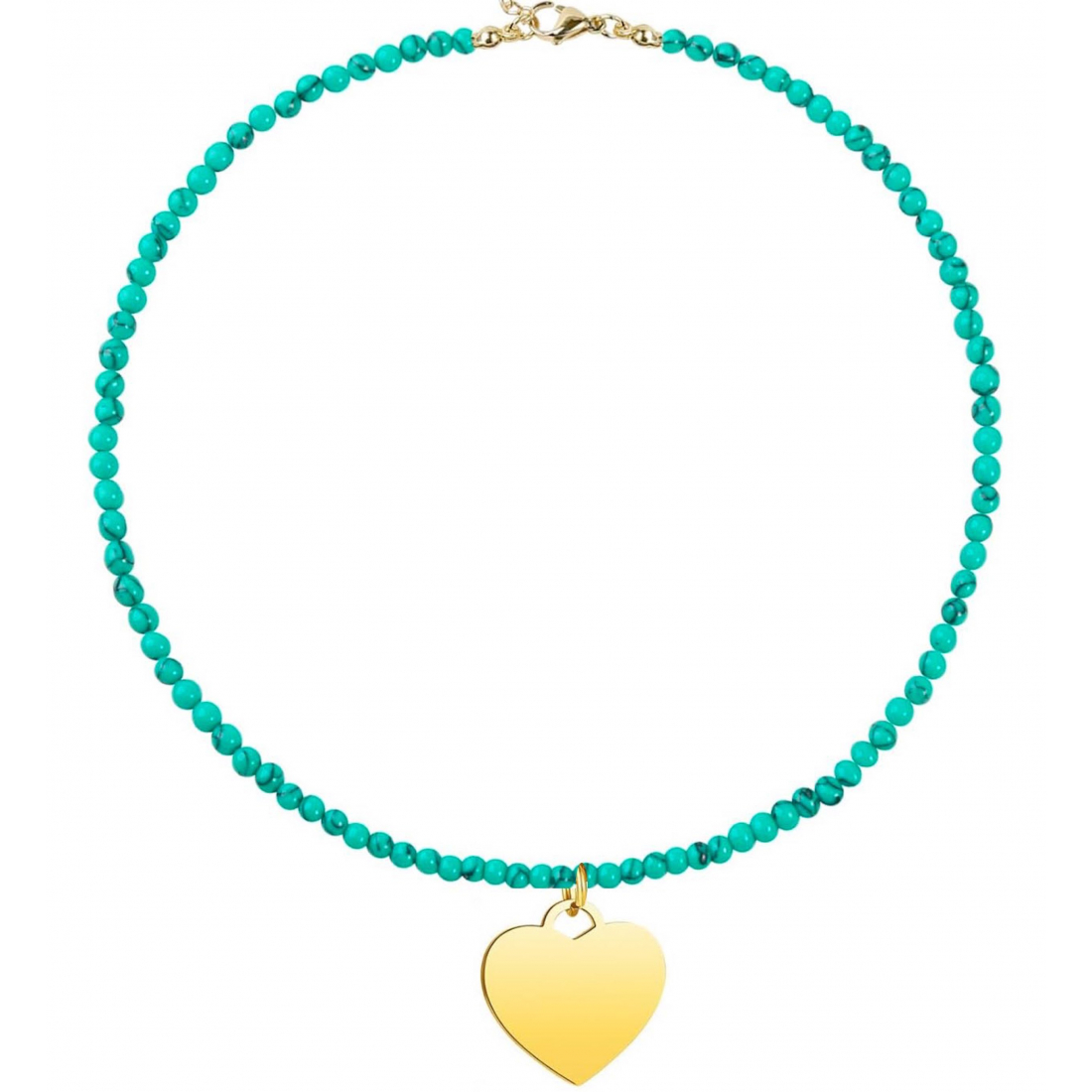 Collier 'Heart Charm Drop' pour Femmes