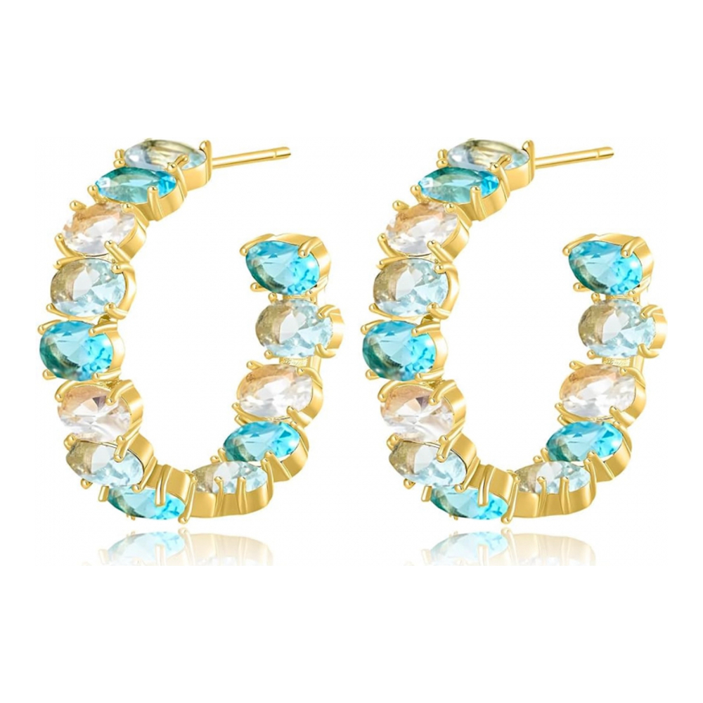 Boucles d'oreilles 'Oval Hoop' pour Femmes