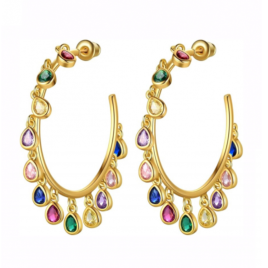 'Charm Hoop' Ohrringe für Damen