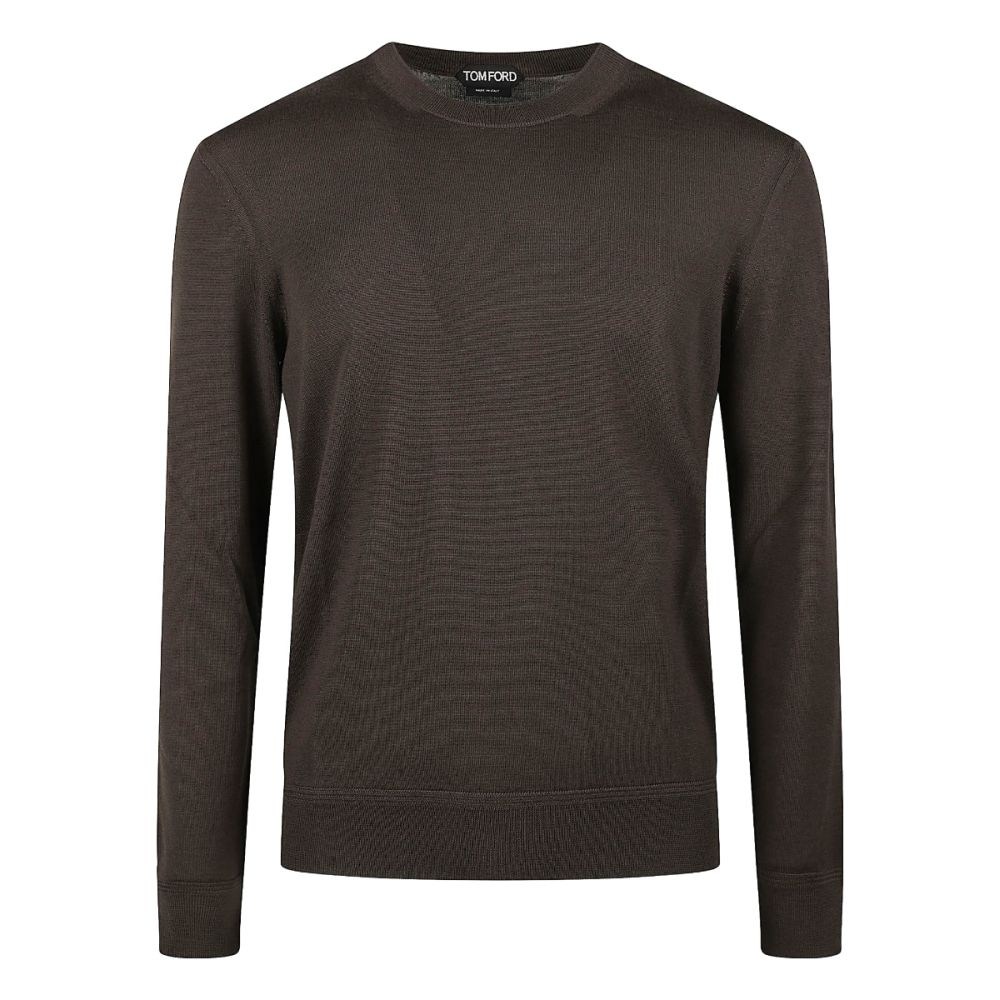 Pull 'Rib Trim Plain Knit' pour Hommes