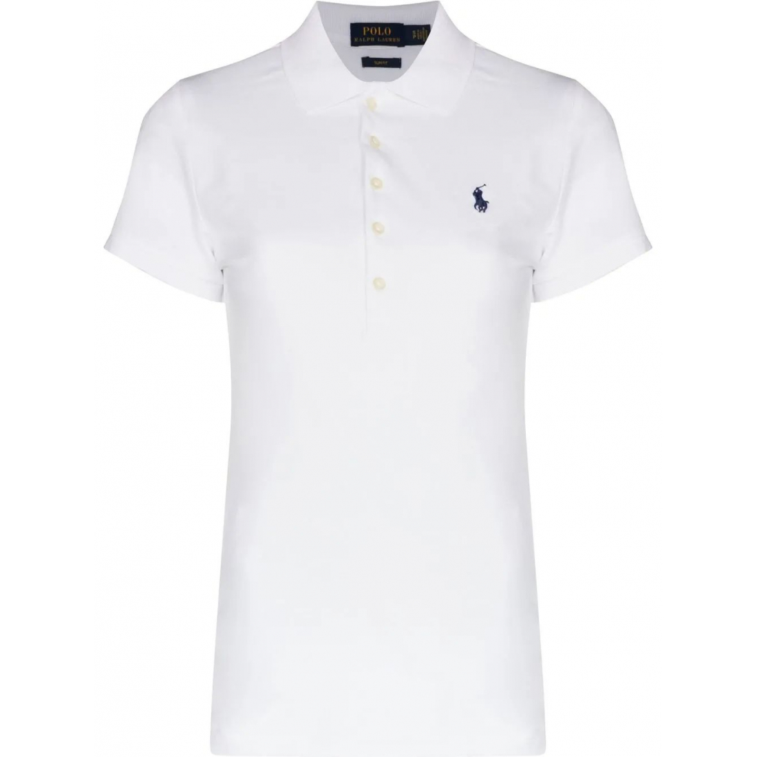 Polo 'Julie Embroidered Logo' pour Femmes
