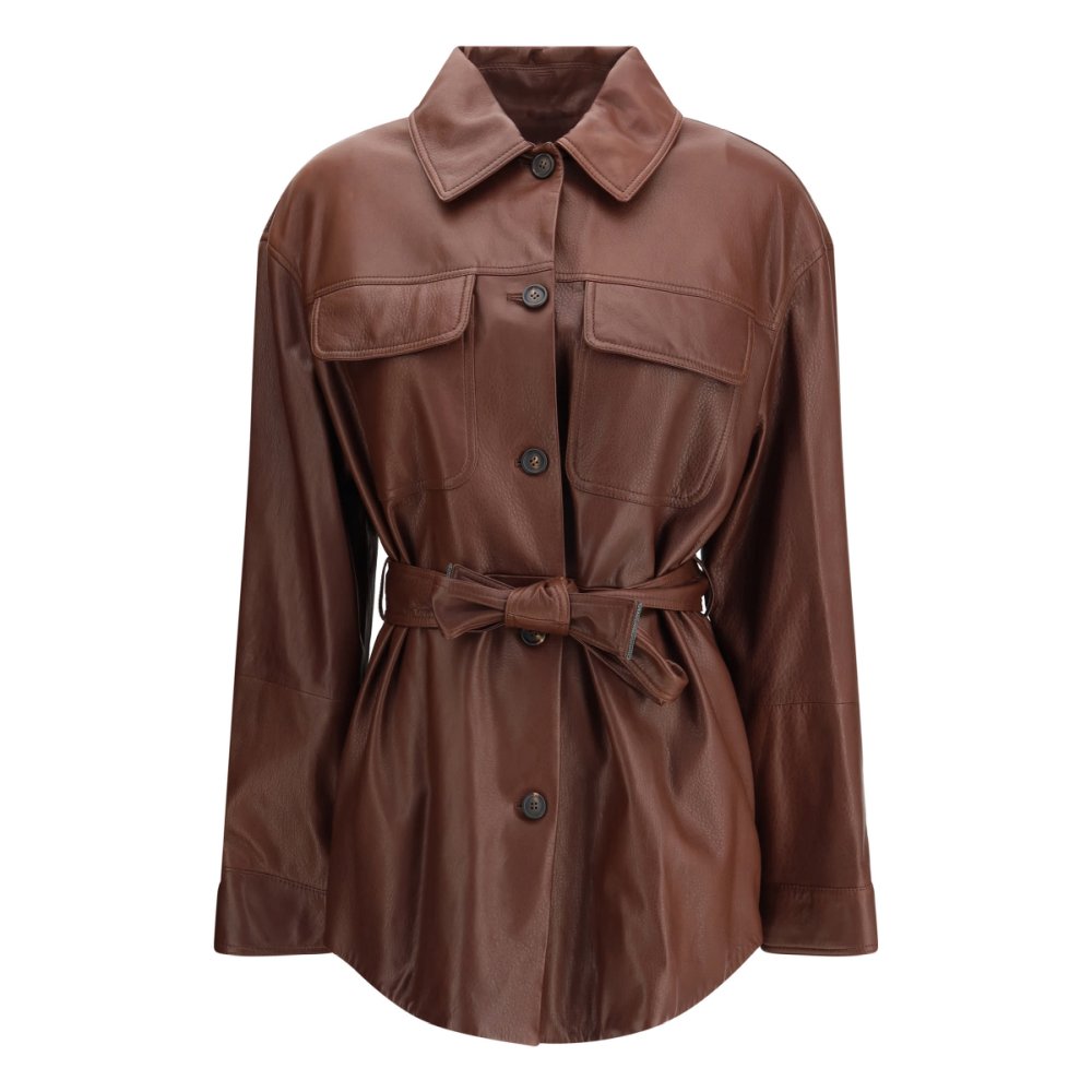 Veste en cuir 'Saharan' pour Femmes