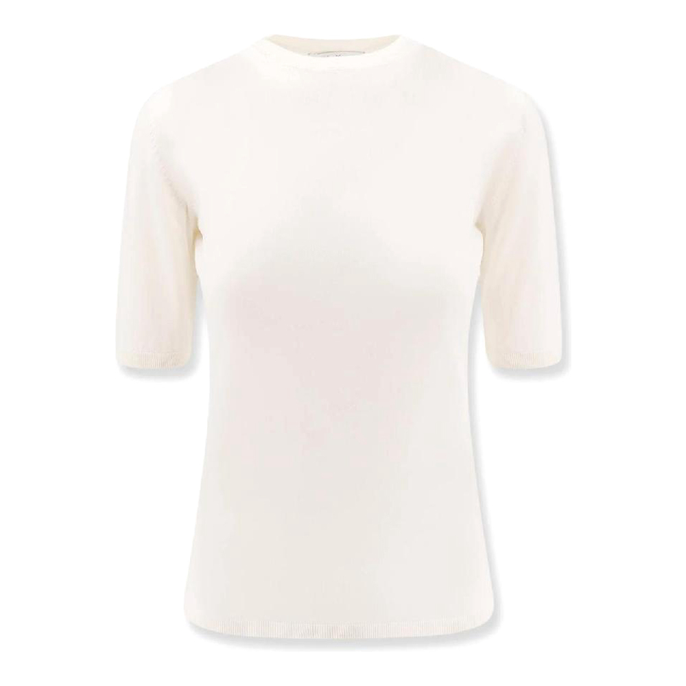 Pull à manches courtes 'Basic' pour Femmes