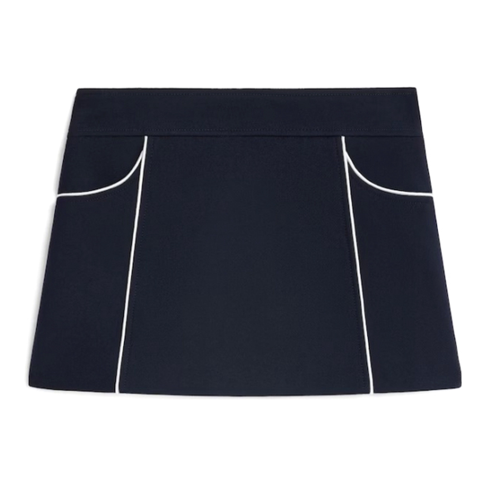 Women's 'Trapeze In Gauffered Double' Mini Skirt