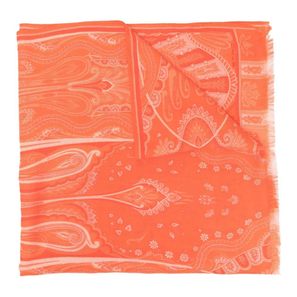 Écharpe en laine 'Ornamental-Print' pour Femmes