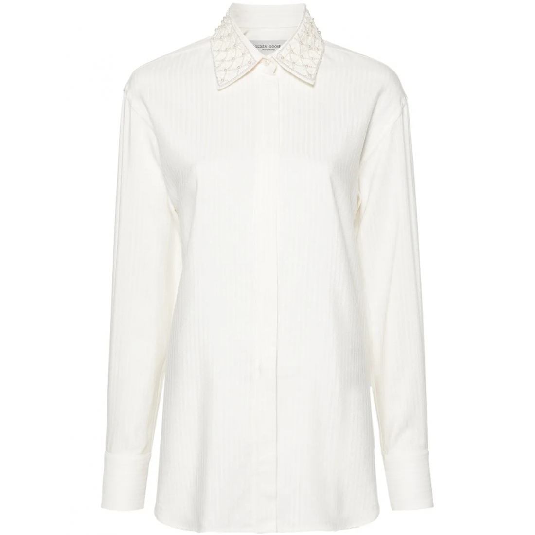 'Ribbed-Effect' Hemd für Damen