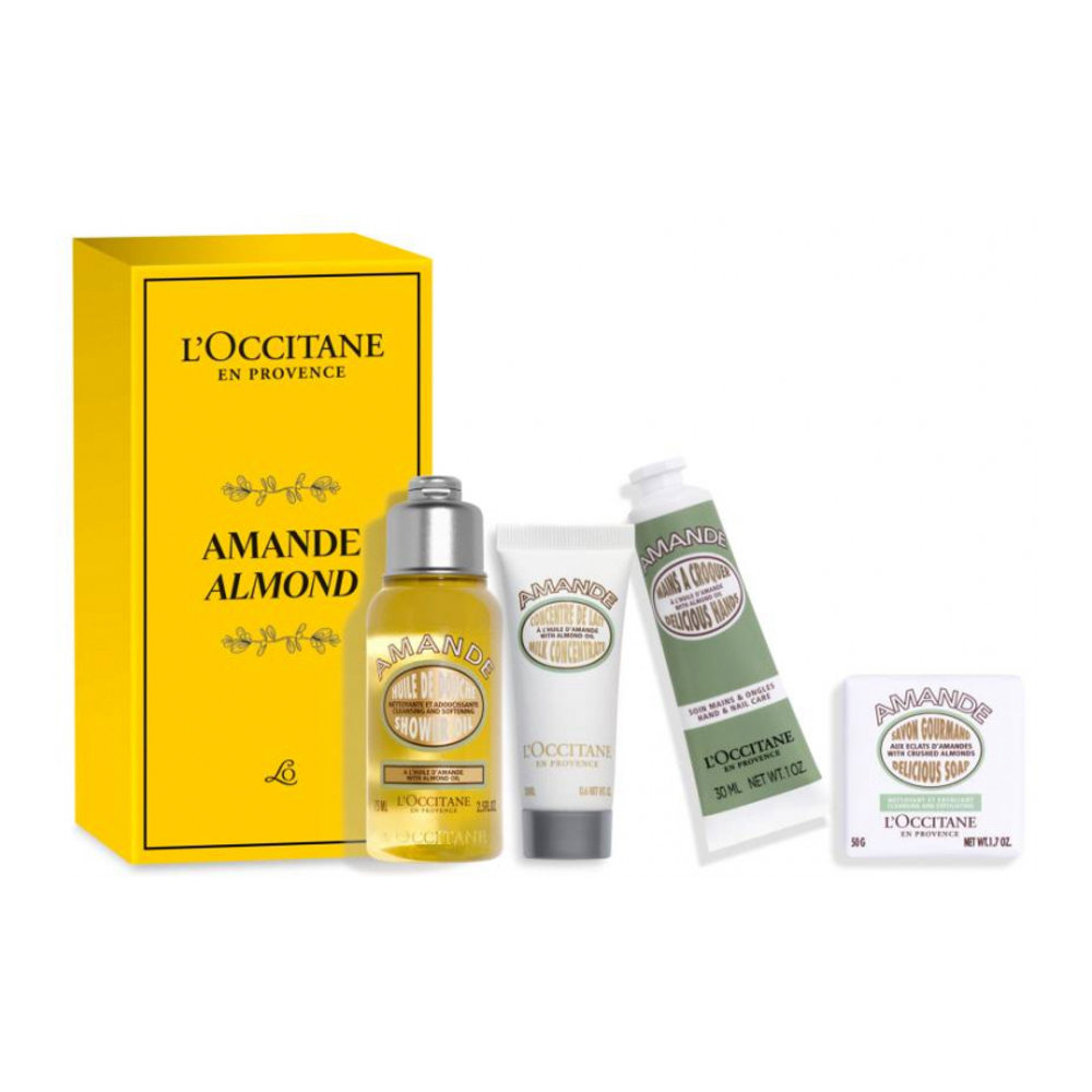 'Amande' Body Care Set - 4 Pieces