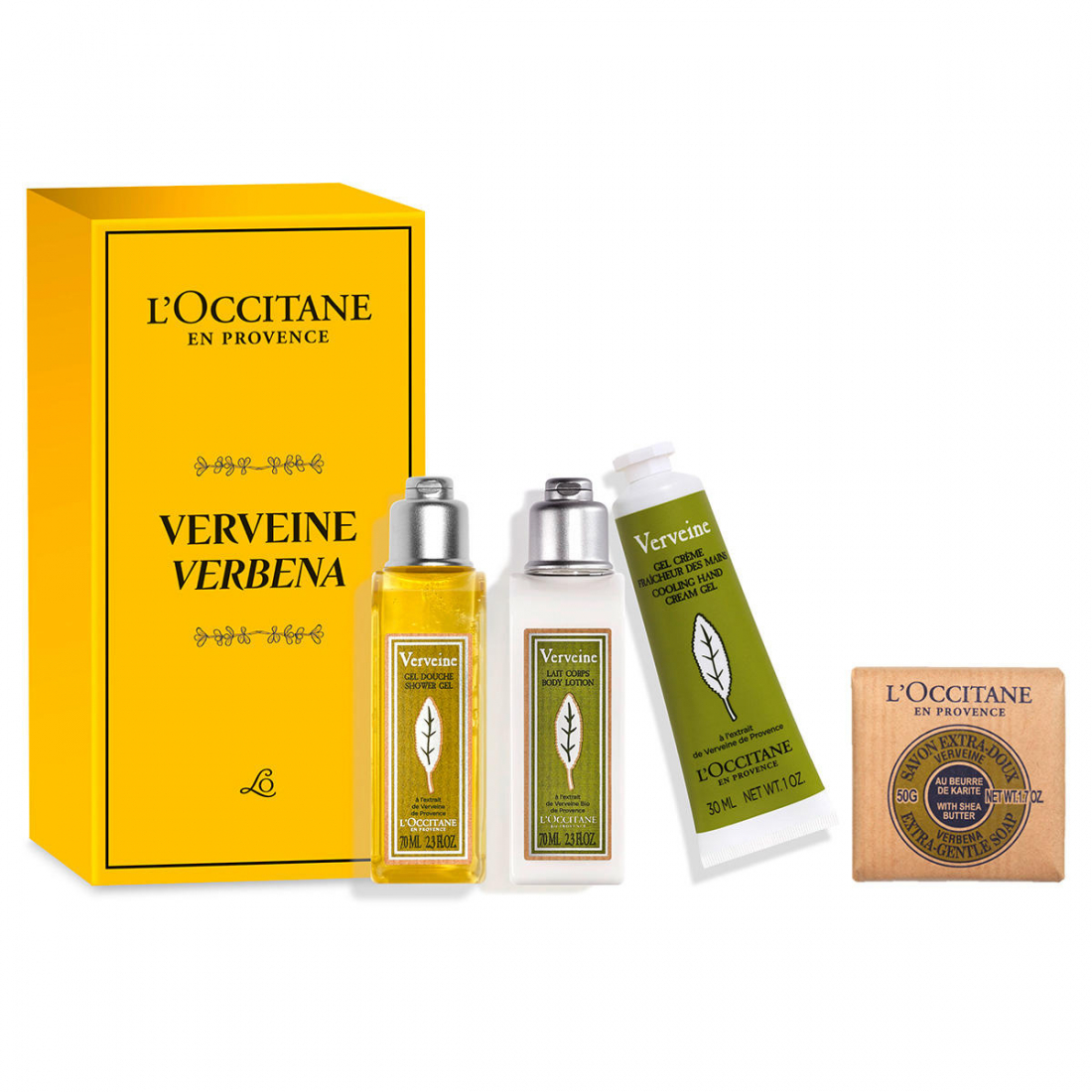 'Verveine' Body Care Set - 4 Pieces