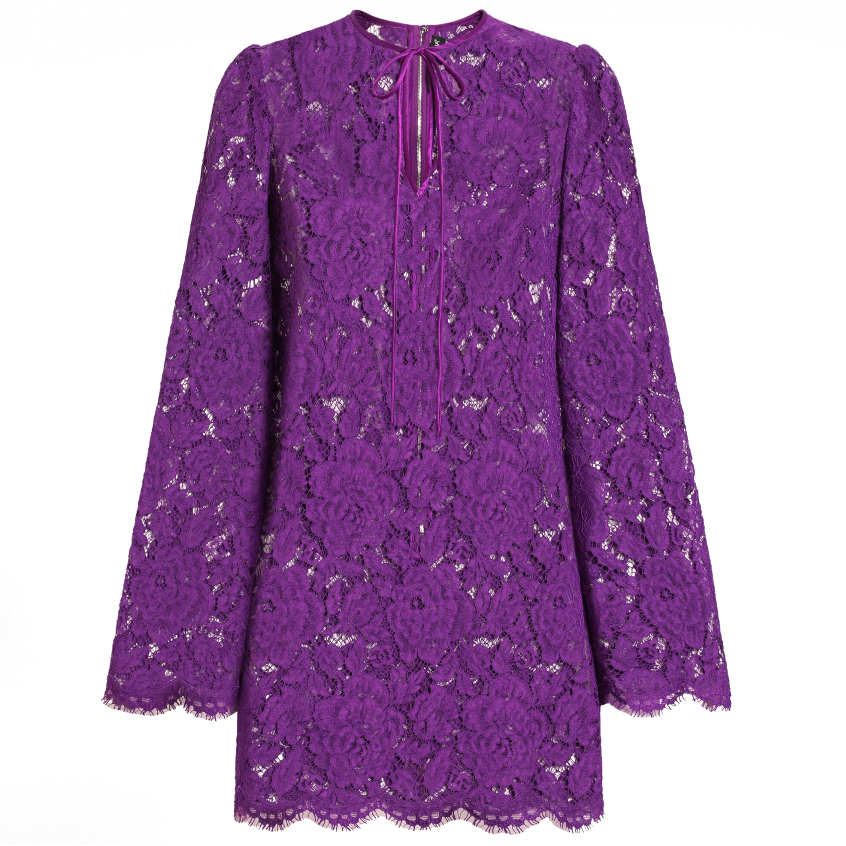 'Cordonetto Lace' Mini Kleid für Damen