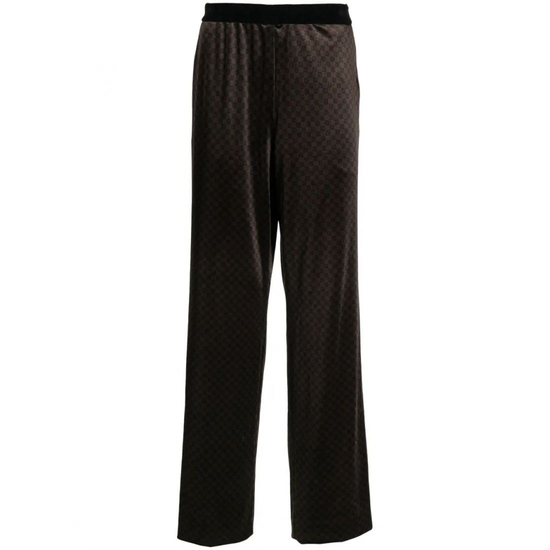 Men's 'Monogram-Jacquard Straight-Leg' Trousers