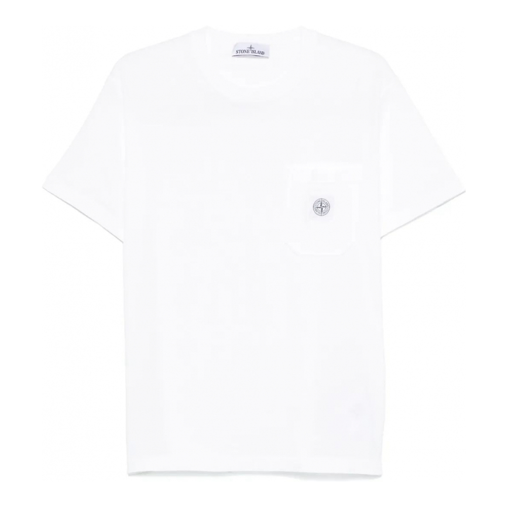 Men's 'Compass-Motif' T-Shirt