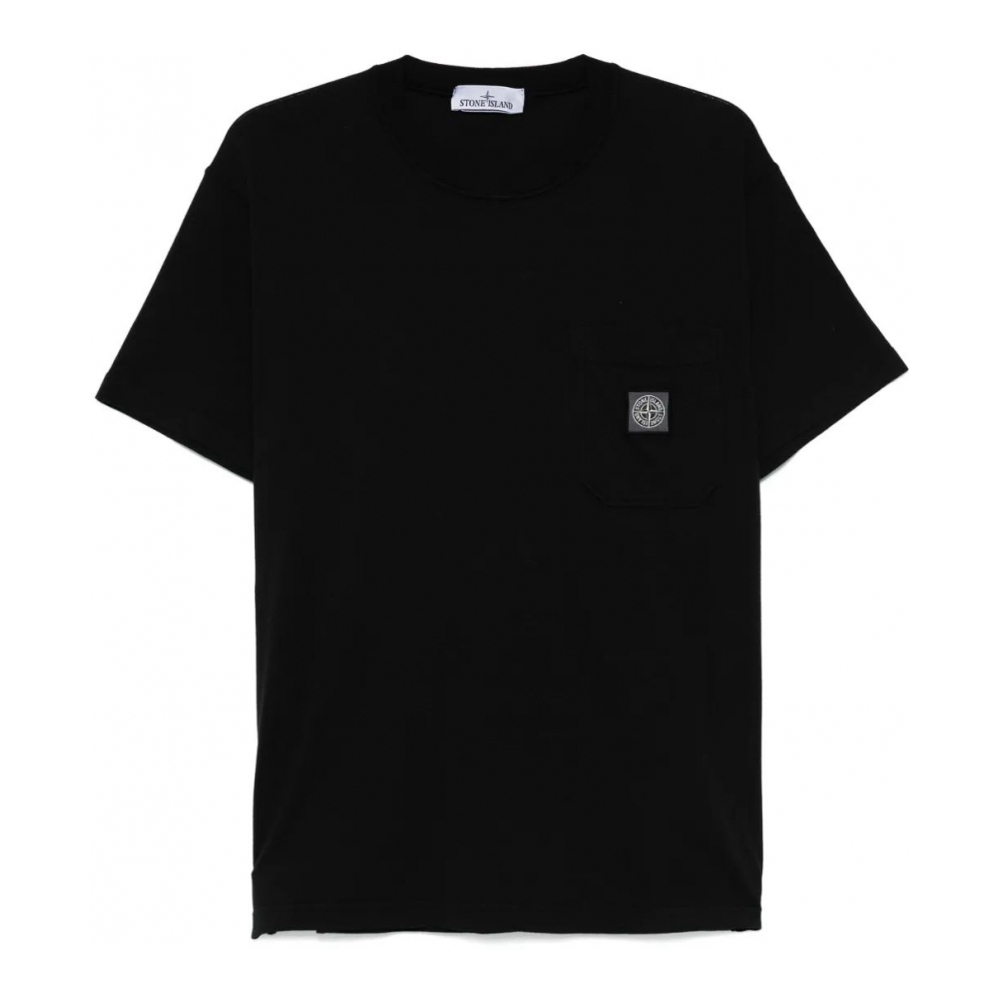 Men's 'Compass-Appliqué' T-Shirt